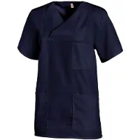 Leiber Schlupfkasack, kurzarm, unisex, marine, Kasack ideal für die Pflege, Größe: I (Damen 38/40 = M, Herren 44/46 = S)