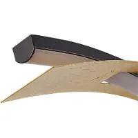 LUCANDE LED-Hängeleuchte Alevia, schwarz/gold, CCT