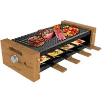 Cecotec Raclettes Cheese&Grill 8200 Wood Black