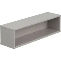 PAIDI Kinderwelten Wandregal "Wandbox Breit", grau (kieselgrau), B:70cm H:18,5cm T:18,7cm, Holzwerkstoff, Regale, Wandregal, viele Farbvarianten
