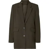 Selected Damen Blazers Slfrita Ls Relaxed Blazer - Bruin - Größe 34