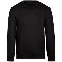Trigema Sweatshirt "Sweatshirt", Damen, Gr. 4XL, schwarz, Sweatware, 70% Baumwolle, 30% Polyester, Basic, lang, Rundhals, Sweatshirts Sweatshirt