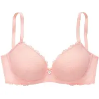 Vivance Schalen-BH , Damen, Gr. 70, Cup E, rosa (rosé), Spitze, Obermaterial: 91% Polyamid, 9% Elasthan, BHs Schalen-BH, mit Bügel aus elastischer Netzspitze – auch ideal für große Größen
