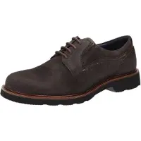 Sioux Schnürschuh "Dilip-716-H", Herren, Gr. 44.5 (UK 10), braun (dunkelbraun), Obermaterial: 100% Kalbsveloursleder CAVL. 100% Gummi rubber., Schuhe Schnürschuh