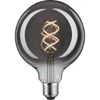 Paulmann LED-Leuchtmittel "Globe125 230lm 1800K gold 4W spiral Filament", grau (anthrazit), L:17,5cm Ø:12,5cm, Leuchtmittel, LED-Leuchtmittel