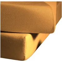 Fleuresse "Ines hochwertiger Jersey aus reiner Baumwolle," aus Baumwolle, für Matratzen bis 23 cm Höhe, Bettlaken, Spannbetttuch