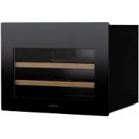 Klarstein Rhone 28 Uno Weinkühlschrank | 28 Flaschen | LED-Steuerung | Push-to-Open | leise Schwarz