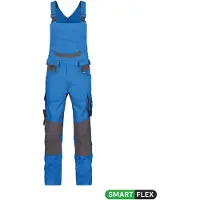 Dassy Stretch-Latzhose mit Taschen Tronix 400163 PESCO41 Gr. 50-PLUS azurblau/anthrazitgrau