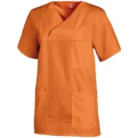 Leiber Schlupfkasack, kurzarm, unisex, orange, Kasack ideal für die Pflege, Größe: I (Damen 38/40 = M, Herren 44/46 = S)