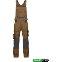Dassy Stretch-Latzhose mit Taschen Tronix 400163 PESCO41 Gr. 46-STANDARD lehmbraun/anthrazitgrau