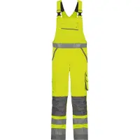 Dassy Warnschutz Latzhose Malmedy 400156 PESCO74 PLUS Gr. 56 neongelb/zementgrau