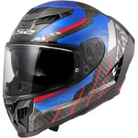 LS2 Ff807 Dragon Trax Integralhelm Schwarz XL Schwarz XL