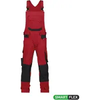 Dassy Stretch-Latzhose mit Taschen Tronix 400163 PESCO41 Gr. 56-PLUS rot/schwarz