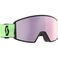 SCOTT Goggle React glow green - amp lavender chrome s3 (8136) -