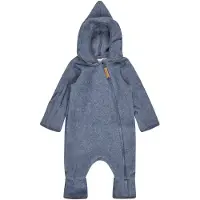 Sterntaler Fleeceoverall "Overall Fleece", Jungen, Gr. 74, EURO, blau (samtblau), Overalls Fleeceoverall