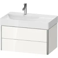 Duravit XSquare Waschtischunterbau wandhängend 78,4x46,0 cm, 2 Schubkästen, für Waschtisch DuraSq