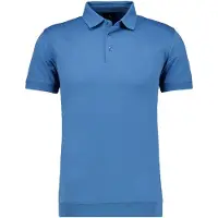 Ragman Poloshirt , Herren, Gr. 3XL, blau (blau, 717), Piqué, Baumwolle, regular fit, ohne Ausschnitt, Shirts Poloshirt