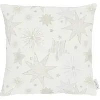 Apelt Dekokissen "3755", beige (beige, sterne), B:40cm L:40cm, Baumwolle, Polyester, Dekokissen_Sitzkissen_Kissenhüllen, Dekokissen