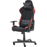 DXRacer 1.2 FD01 /NR -NEW- Gaming-/ Büro-/ Schreibtischstuhl, mit Wippfunktion Gaming Stuhl Höhenverstellbarer Drehstuhl PC Stuhl Ergonomischer Chefsessel, schwarz-rot