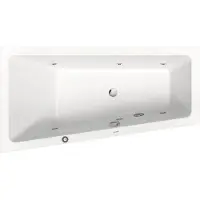 Duravit Whirlwanne No. 1 150x80cm, 115 l, EB-Vers, 1 RS li, we.