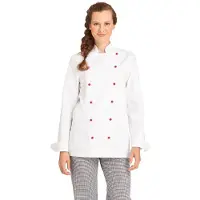 Leiber Damen Kochjacke 1/1 Arm 08/572 Gr. 44 weiß