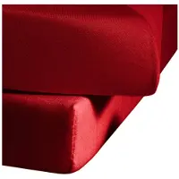 Fleuresse "Ines hochwertiger Jersey aus reiner Baumwolle," aus Baumwolle, für Matratzen bis 23 cm Höhe, Bettlaken, Spannbetttuch