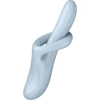 Satisfyer Heat Flex 4 - wärmender Vibrator mit Klitorisstimulation (silber)