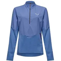 Salewa Pedroc Dry'ton Wind Half Zip Tee W morning blue (3150) 36