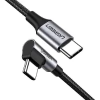 UGREEN 50123, 1 m, USB C, USB C, USB 2.0, 0,48 Gbit/s, Schwarz, Silber