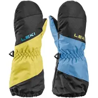 LEKI Little Swtch Zero Mitten Long black-light blue-light yellow (3) 1.0
