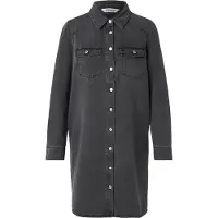 ONLY Jeanskleid "ONLLISA L/S DNM DRESS GUA NOOS" Brusttaschen