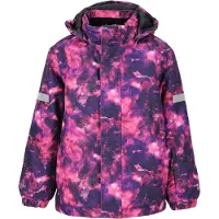 ZigZag Winter-Skijacke Funzone Printed Ski Jacket W-PRO 10000 (wasserdicht, winddicht) pink/bunt Mädchen