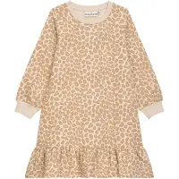 DANAMADE Sweatkleid "Dresses DRAJA", Mädchen, Gr. 140, EURO, beige (crème), 90% Baumwolle, 10% Polyester, Kleider Sweatkleid