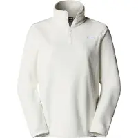 The North Face Womens Glacier Fleece 1/4 Zip Jacket white dune (QLI) XS