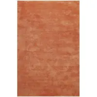 Homie Living 1100000002199 "Sienna", orange, B:80cm H:20mm L:150cm, Polyester, Teppiche, 1100000002199, Hochflor, Microfaser, uni, weich & kuschelig, Wohnzimmer, Schlafzimmer