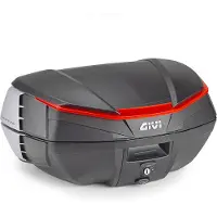 Givi Topcase Monokey V49N Air 49 Liter schwarz/silber/rot Unisexneutral000 - Motorradzubehör - Motorradgepäck