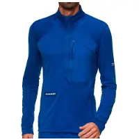 Mammut - Eiger Nordwand Advanced First Layer Half Zip Pull - Fleecejacke Gr XXL blau