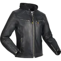 Segura Dorian 2 Motorrad Lederjacke, schwarz, L