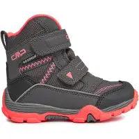 CMP Kinder Winterstiefel Pyry Snow Boot WP 38Q4514 Titanio-Red Fluo 31