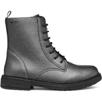Geox Junior J Eclair Girl Biker/Amphibians Boots Gun 34_Eu