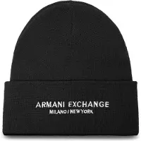 Armani Exchange für Herren. XM001637AF16950UC001 ASV Milano Mütze schwarz (OSFA), Lässig, Polyester