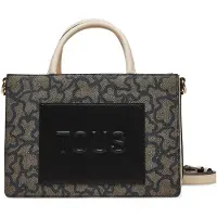Tous für Damen. 2002188251 Mittlere Shopper-Tasche Amaya schwarz (OSFA), Lässig, Polyurethan