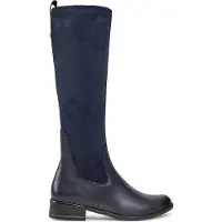 Caprice Stiefel Materialmix Leder/Textil blau G-Weite