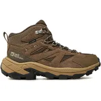 Jack Wolfskin - Women's Vojo Tour Texapore Mid - Wanderschuhe Gr 37,5 braun/beige