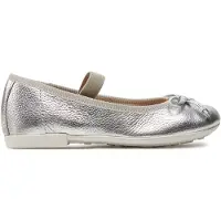 Geox Ballerinas Jr Plie' J4555D 00044 C1007 M Silberfarben 22