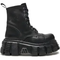 New rock Stiefel Modell MNEWMILI083 Schwarz