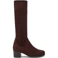 Caprice Stiefel , Damen, Gr. 41, Textil, XS-Schaft, braun (dunkelbraun), Schuhe Stiefel, Blockabsatz, Schlupfstiefel mit Stretch-XS-Schaft in schmaler Form, Topseller