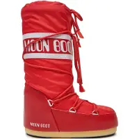Moon Boot Schneestiefel Icon Nylon Unisex Red-Schuhgröße 39 - 41
