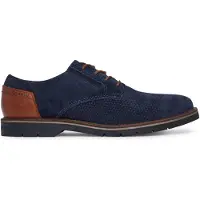 Bugatti Herrenschuhe Businessschuhe elegante Schnürer Blau Freizeit