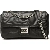 Tous für Damen. 2001577051 Kaos Dream Kleine Umhängetasche mit Klappe Schwarz (OSFA), Lässig, Polyurethan